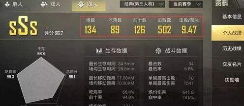 绝地求生KDA算法详解