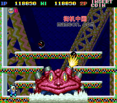 雪人兄弟三版 Snow Bros.(set 3)背景资料详细介绍