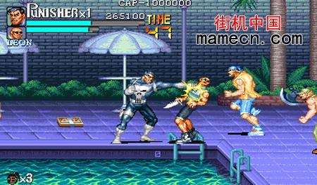 惩罚者三盗版 The Punisher(set3,bootleg)下载,街机游戏下载-街机中国