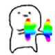 抖音扭屁股跳舞又萌又贱的小表情分享