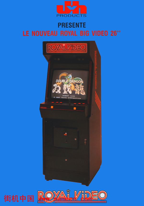 双截龙世界版Double Dragon(world)街机游戏海报