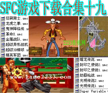 SFC游戏下载合集十九
