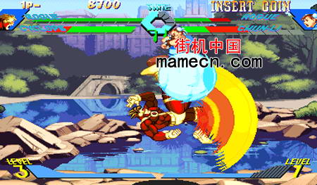 X战警对街头霸王美二版 X-Men Vs. Street Fighter(USA,set2)
