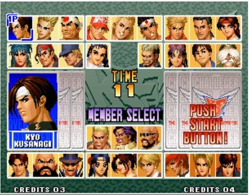 拳皇96 The King of Fighters 96出招表