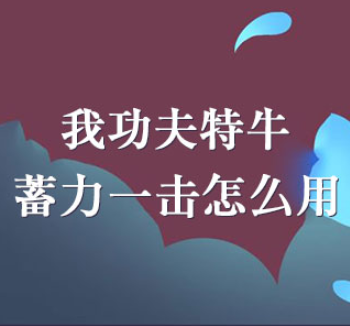 我功夫特牛蓄力一击使用教程一览