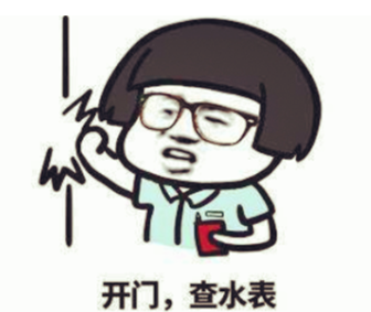 抖音开门查水表系列表情包大全