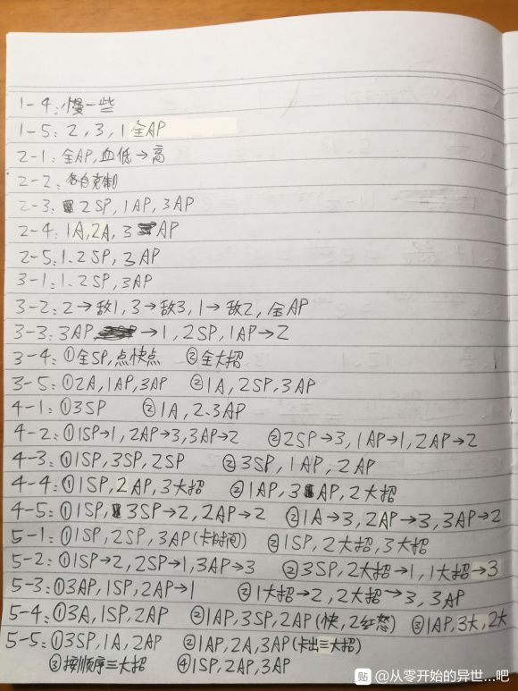从零开始的异世界生活infinity演练所一图流攻略