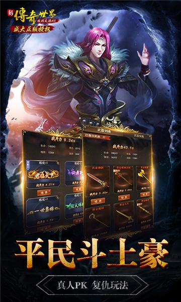 传奇世界之仗剑天涯无限版
