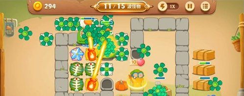 保卫萝卜3集市第4关怎么过_保卫萝卜3集市第4关攻略