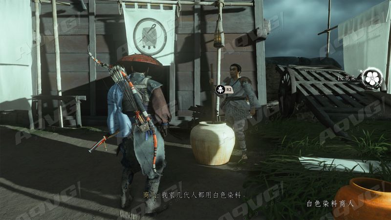 《对马岛之魂》黑白大师奖杯攻略 黑色白色染料商人位置
