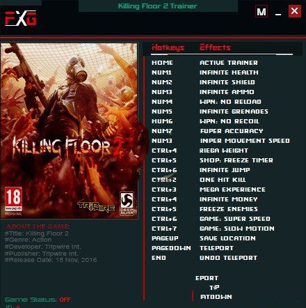 杀戮空间2十八项修改器 v1098 FutureX版