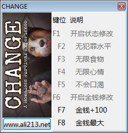 《改变：无家可归生存体验》v1.0 六项修改器