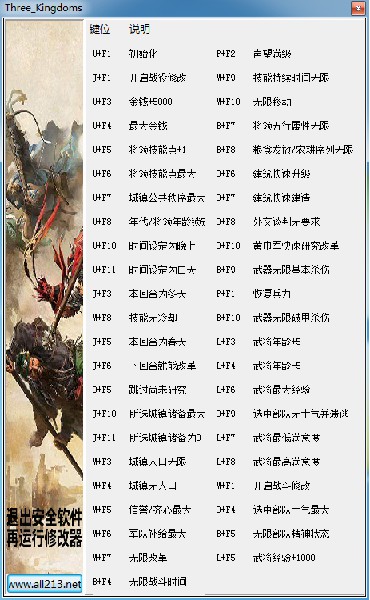 全面战争：三国四十六项修改器 v1.0.1 MadderR版