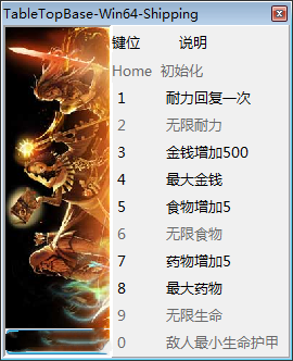 火焰审判十项修改器 v0.16 peizhaochen版