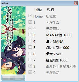 鲁弗兰的地下迷宫与魔女的旅团九项修改器 v1.0 peizhaochen版