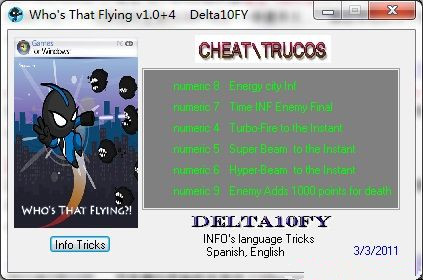 谁在飞四项修改器 v1.0 THETA版