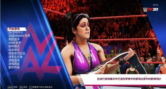 WWE 2K20汉化补丁 v1.0  轩辕汉化组