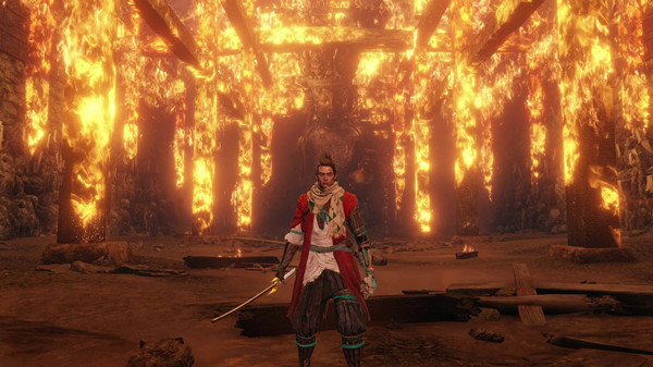 只狼：影逝二度混沌武士服装外观MOD 绿色免费版