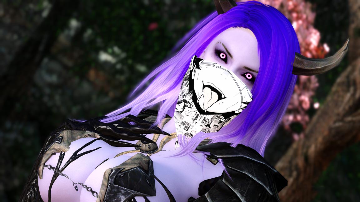 《上古卷轴5：天际重制版》阿黑颜面罩MOD