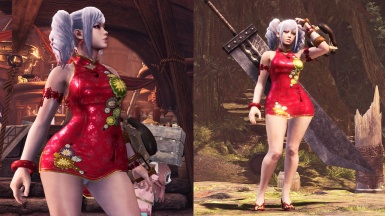 《怪物猎人世界：冰原》国内风优美短裙MOD 最新版