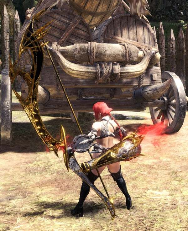 怪物猎人世界:冰原黑色皇家北翼弓MOD 绿色免费版