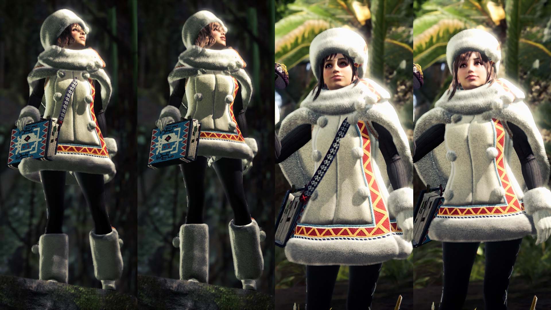 怪物猎人世界:冰原 处理人冬季精神套MOD
