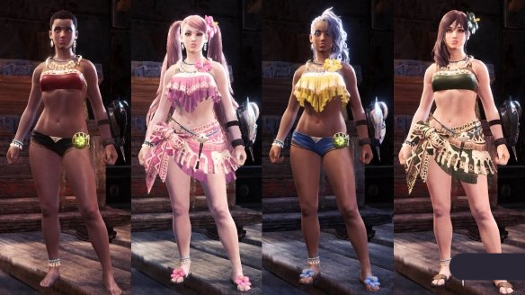 怪物猎人世界女性夏季活动泳装MOD 最新版