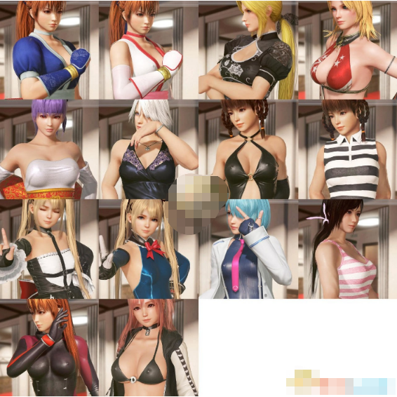 死或生6多角色激凸服装MOD下载 绿色版
