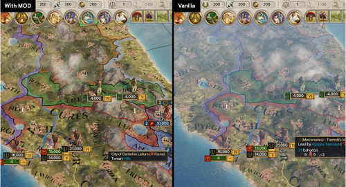 大将军罗马去除地图上的雾MOD v1.0 t543379721版