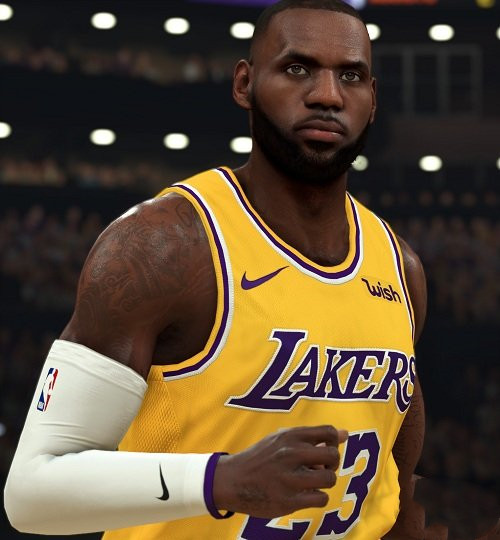 NBA2K20湖人队詹姆斯身形面补MOD v1.0 绿色免费版