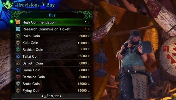 怪物猎人世界商店mod下载 v1.0 中文版