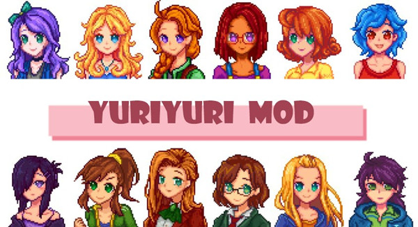 星露谷物语全人物娘化可爱风头像MOD snowcmpie版