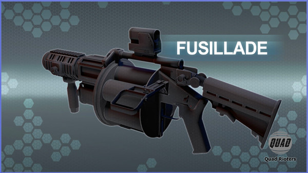 辐射4Fusillade多发榴弹发射器 绿色版