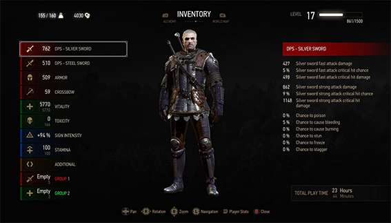 巫师3：狂猎收腹紫色狮鹫套装MOD v1.31 免费版