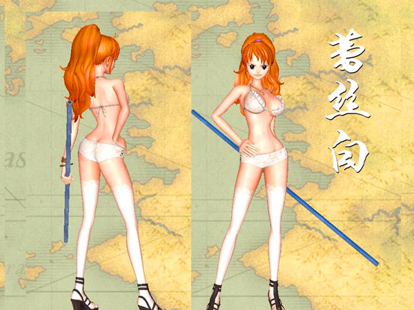 海贼王无双3娜美蕾丝白MOD Texmod版