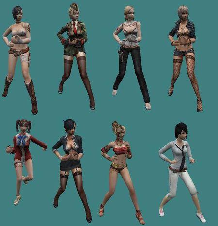 CS1.6女人物模型包(含多款美女模型)