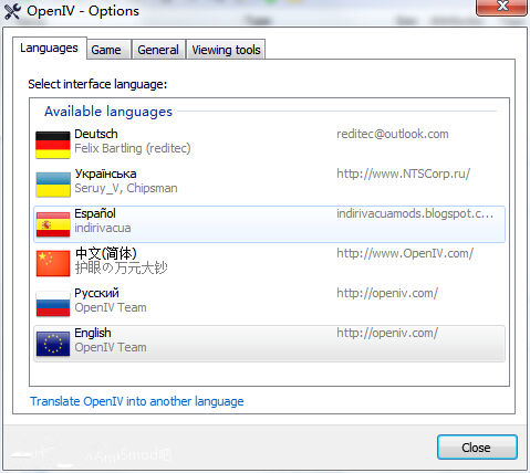 OPenIV汉化版中文设置方法4