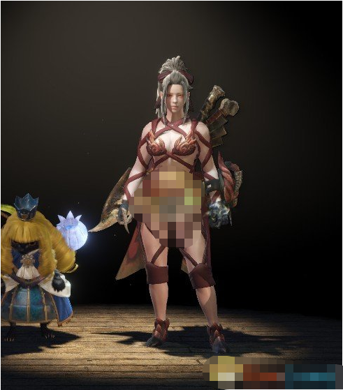 怪物猎人世界比基尼惨爪龙套装MOD介绍