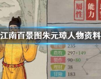 江南百景图朱元璋人物资料分享
