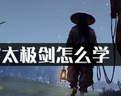 我的侠客太极剑怎么学