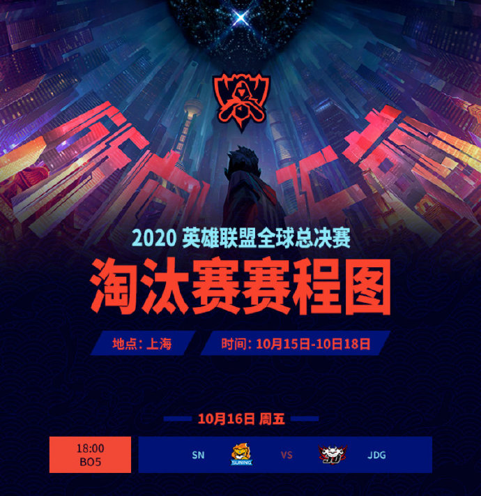 2020全球总决赛四分之一淘汰赛第二日首发名单