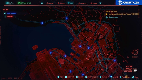 赛博朋克2077全快速移动点位置分享 全地区传送点位置一览
