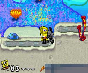 游戏2合1超级海绵笨伯和吉米小子 (2 Games in 1SpongeBob SquarePantsBattle for Bikini Bottom+Jimmy) 欧版 手机版