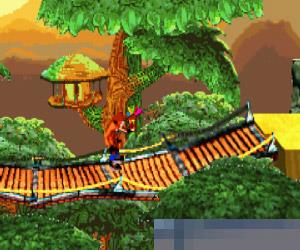 古惑狼暴跳的罗彼德与紫色小龙斯派罗 (Crash Bandicoot Fusion) 多国语言 手机版
