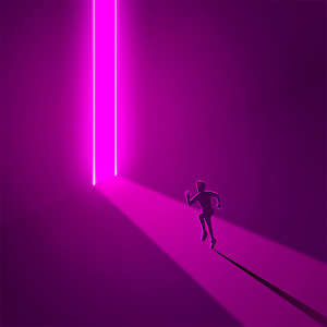逃