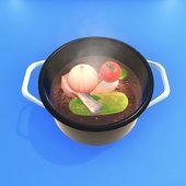 搭配食物3D