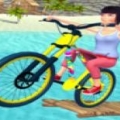 自行车水上平衡赛