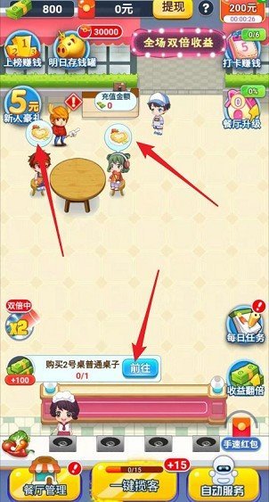 快乐餐厅2赚钱版