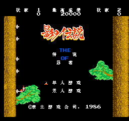 影子传说nes单机版