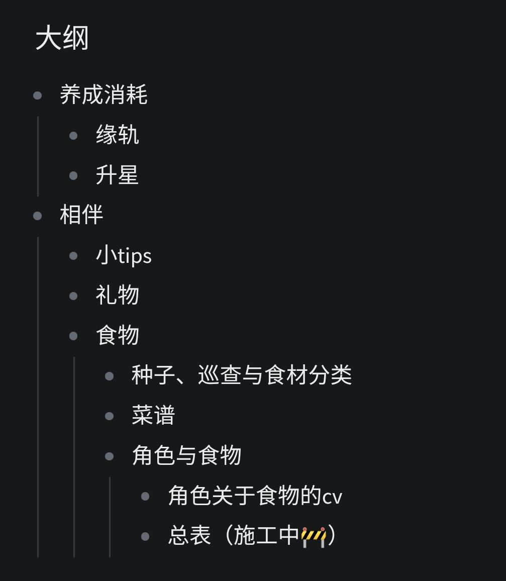 灵魂潮汐wiki图鉴大全 全角色食物喜好一览